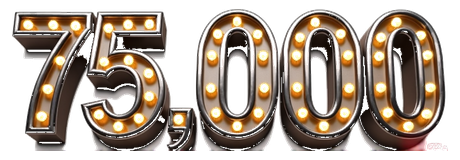 75000 logo